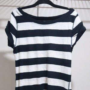 Navy and White Banana Republic Dress